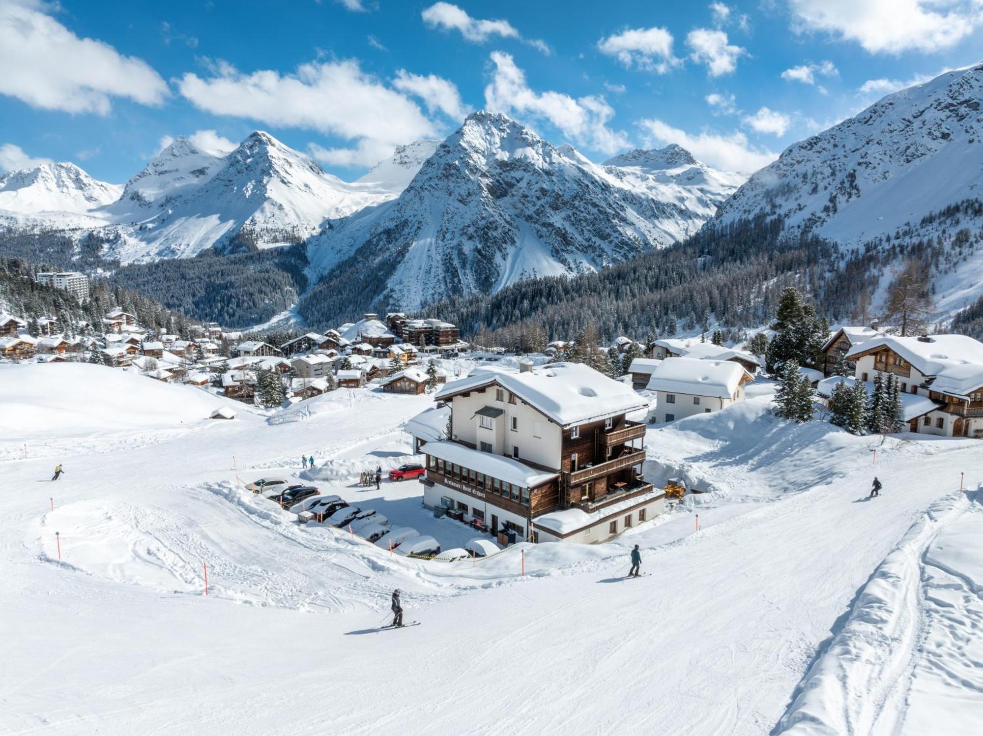 Erzhorn Hotell Arosa Eksteriør bilde